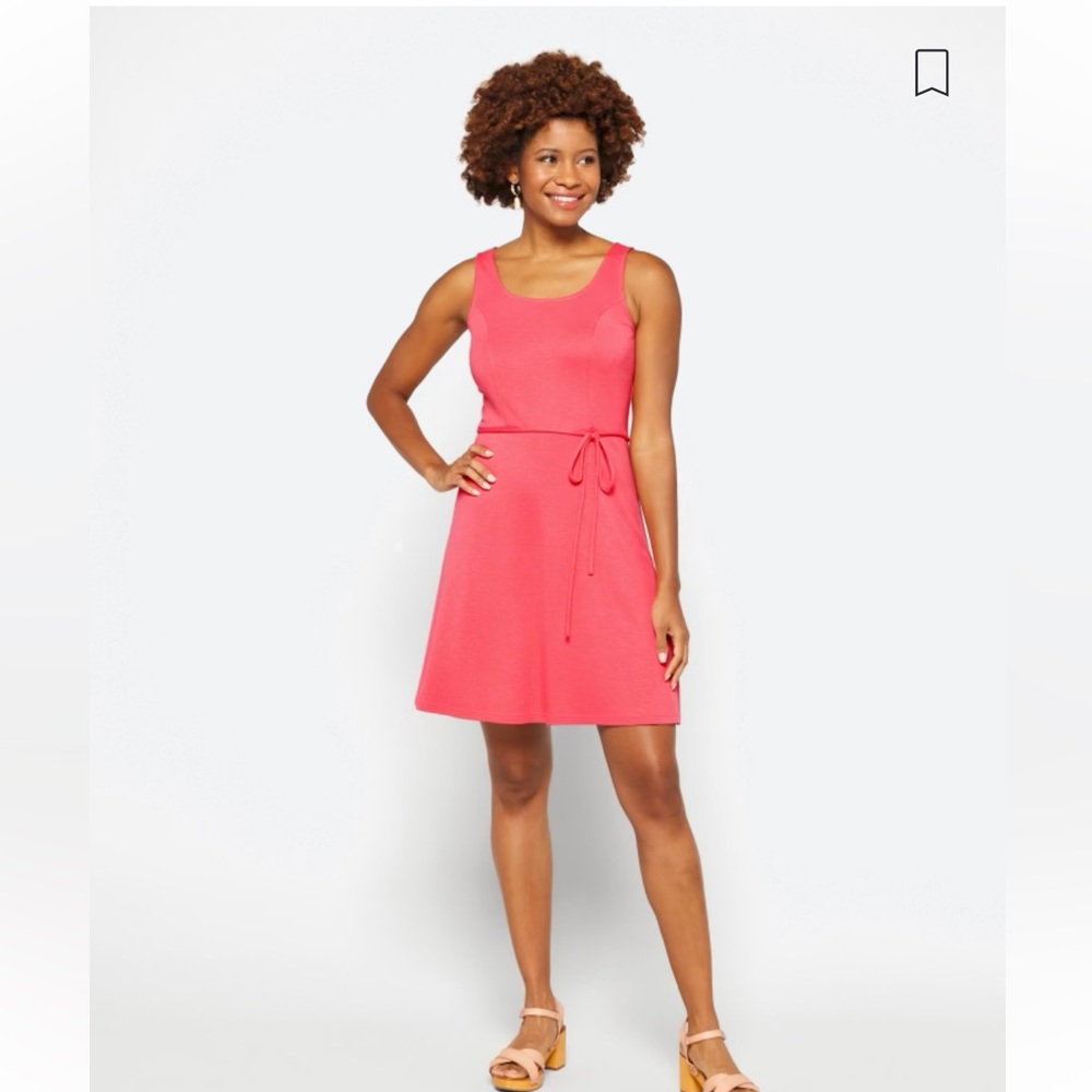 41 Hawthorne Lexi Soft Square Neck Dress NWT